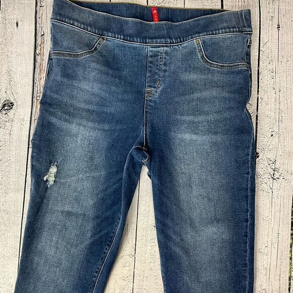 SPANX Ankle Skinny Denim Jeggings - Picture 2 of 5